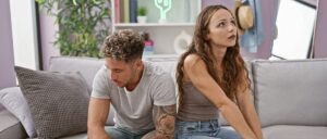 Couple experiencing tension as one partner feels pressured to have an abortion.